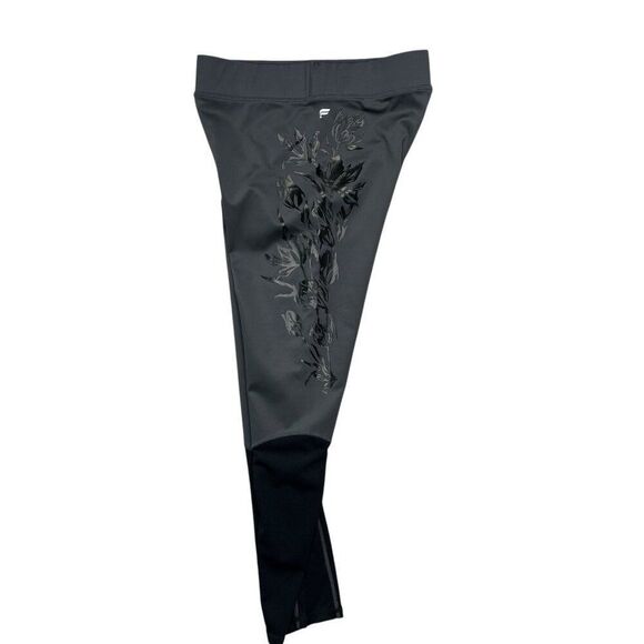 Fabletics Tights Women's Size Small Mid-Rise UltraCool Floral 7/8 Leggings - Picture 5 of 9